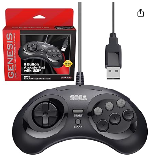 Retro-Bit Genesis 8-Button Gamepad