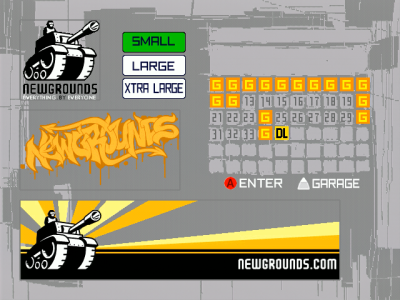 Display of Newgrounds Graffiti Pack