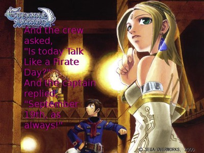 Skies of Arcadia humor