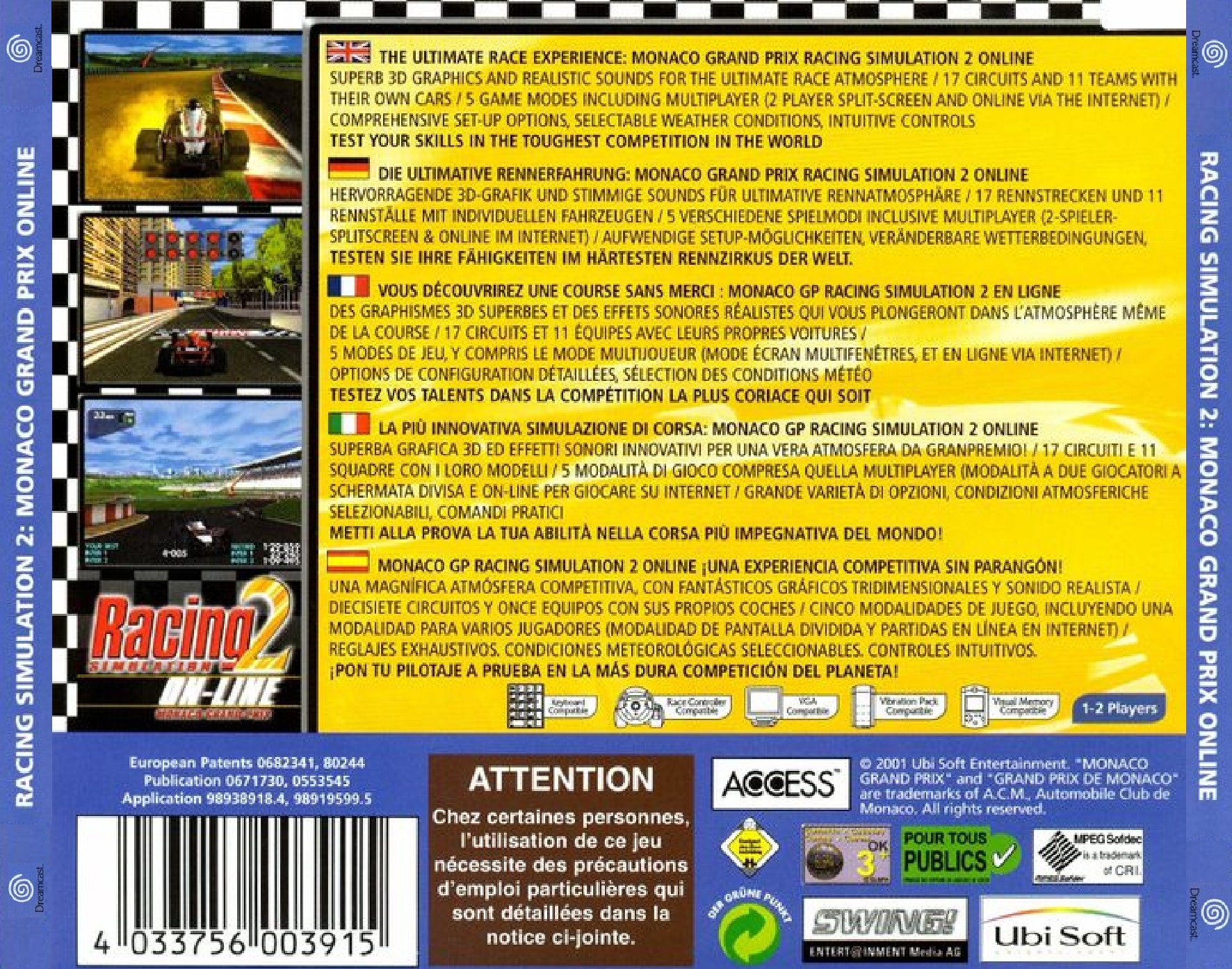 Racing Simulation2 Online Monaco GP-Back.jpg